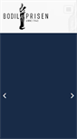 Mobile Screenshot of bodilprisen.dk
