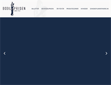 Tablet Screenshot of bodilprisen.dk